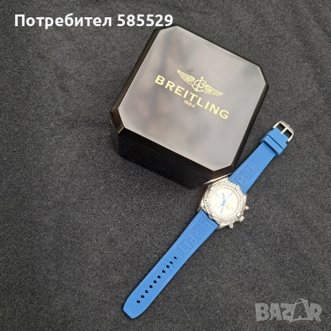 BREITLING Хронограф, снимка 12 - Мъжки - 52493202