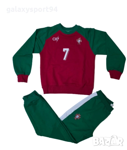 Анцуг Блуза Кристиано Роналдо Португалия Памучен детски Екип Ronaldo 7, снимка 2 - Футбол - 51528495