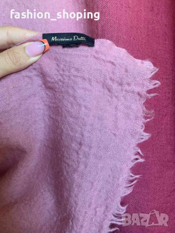 Зимен шал омбре Massimo Dutti, снимка 8 - Шалове - 34259936