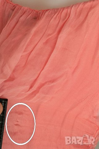 Розова ефирна туника Un coeur en été - L, снимка 6 - Туники - 42592299