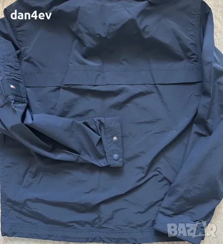 Преходно яке/ветровка Tommy Hilfiger Cotton Mix Stand Collar Jacket, снимка 13 - Якета - 54196005