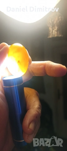 Голямо кехлибарено зърно от стара броеница, снимка 6 - Други ценни предмети - 53987905