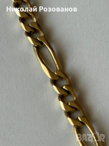 Мъжка златна гривна Картие, снимка 2 - Гривни - 54192872