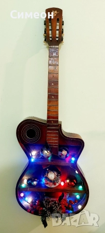 Ръчно изработена етажерка от китара - уникат !, снимка 2 - Китари - 52663926