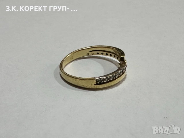 Златен пръстен 14к, 2,78гр, снимка 6 - Пръстени - 52098841