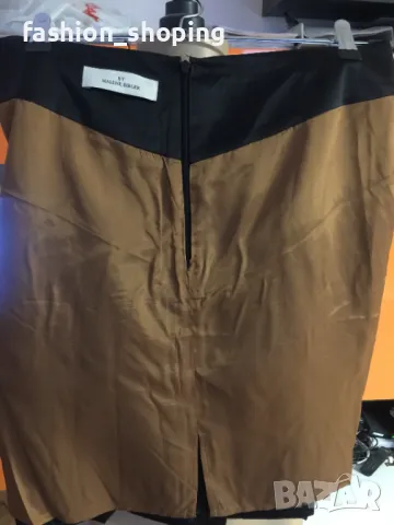 Черна копринена пола By Malene Birger , снимка 9 - Поли - 48026980