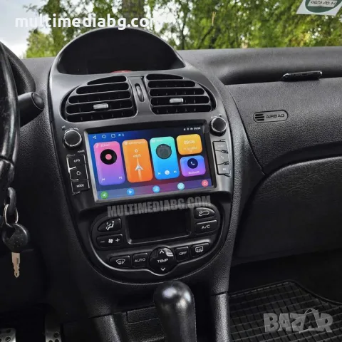 Peugeot 206 (2001-2006) Мултимедия Навигация Android, снимка 4 - Аксесоари и консумативи - 50064380