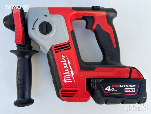 Milwaukee M18 BH - Акумулаторен перфоратор 2x18V 4.0Ah отличен!, снимка 3 - Перфоратори - 52972182