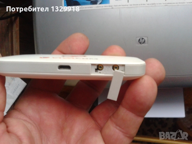 ОТКЛЮЧЕН 4G рутер Huawei E5573 /бисквитка/, снимка 2 - Рутери - 52798431