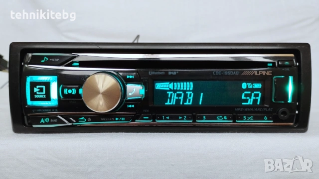 ⭐⭐⭐ ALPINE CDE-196DAB ⭐⭐⭐ - Жесток авто CD плеър с Bluetooth (Блутуут), USB, DAB+, снимка 4 - Аудиосистеми - 54302083