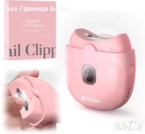 Нов Безжичен електрически тример за нокти с Type-C и LED осветление