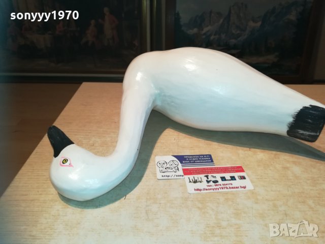 голяма красива бяла патица-внос англия 0311202232, снимка 3 - Колекции - 30664749