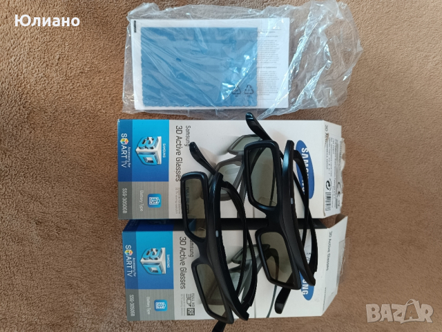 3D Очила Самсунг 2 броя Перфектно състояние цена 25 лева., снимка 3 - Слънчеви и диоптрични очила - 44807491