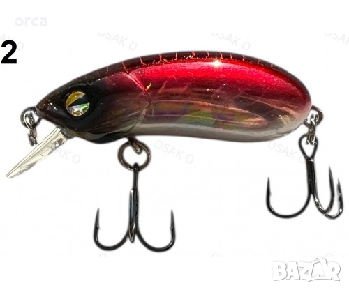 Воблер OSAKO CC35 Floating 35 mm – повърхностен воблер за хищници, снимка 2 - Такъми - 51888043