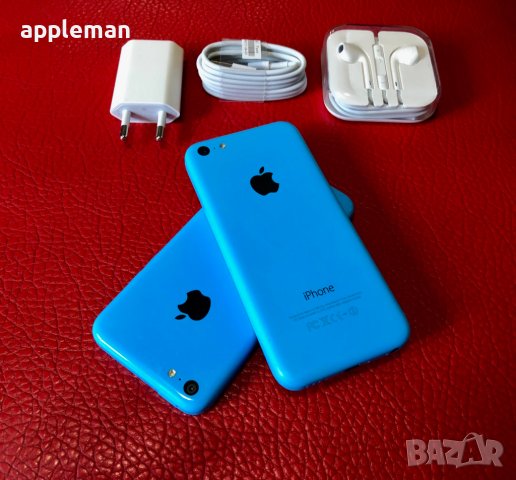 Apple iPhone 5c 16Gb син Фабрично отключен, снимка 4 - Apple iPhone - 37437504