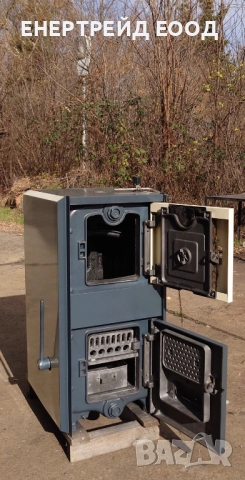 Чугунен котел на твърдо гориво Де Дитрих/De Dietrich 30 kW , снимка 5 - Отоплителни печки - 52441559