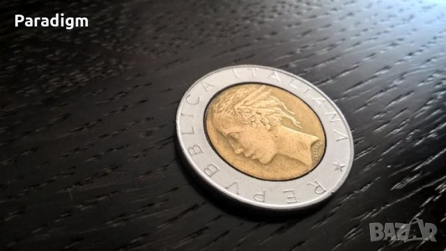 Монета - Италия - 500 лири | 1988г., снимка 2 - Нумизматика и бонистика - 31718095