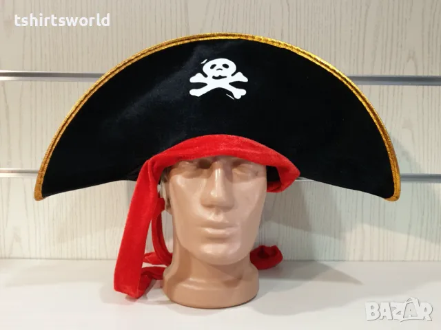 Нова пиратска карнавална шапка с Череп, снимка 3 - Шапки - 47366968
