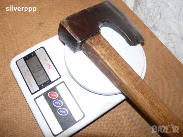  Стара българска инженерна брадва , снимка 5 - Антикварни и старинни предмети - 35038069