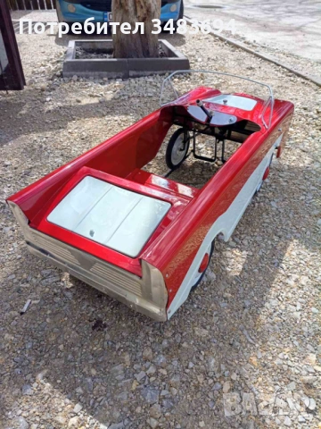 Ретро детска количка с педали. Нева, снимка 7 - Колекции - 54046890