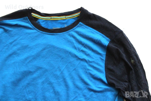 SMARTWOOL - мъжка мерино горница, размер М, снимка 2 - Спортни дрехи, екипи - 53897885