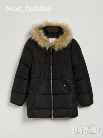 Капитонирано яке с качулка, снимка 3 - Якета - 53131586