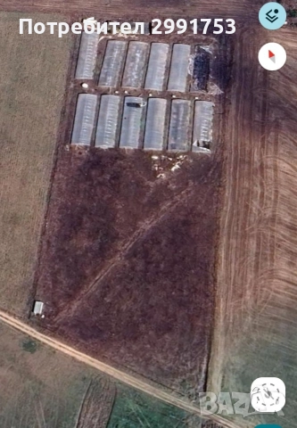 земя с 12 оранжерии , снимка 3 - Земеделска земя - 52665765