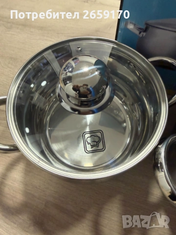 Комплект тенджери Swissgold EMMIE (SG-18099) – 3 броя с 5-слойно капсуловано дъно, снимка 4 - Съдове за готвене - 54142648