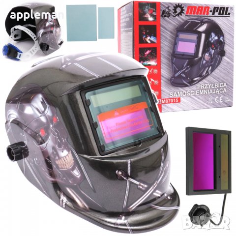 Немска Автоматична соларна маска заваряване Заварачен шлем електрожен, снимка 2 - Други инструменти - 38482930