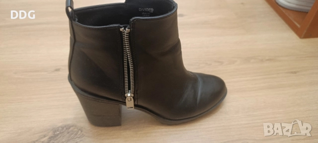 Боти на ток H&M, снимка 5 - Дамски боти - 52242928