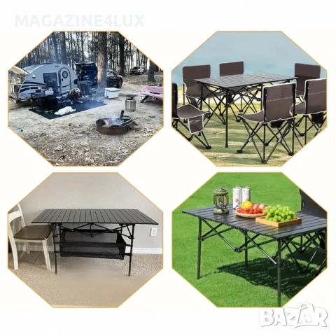 Сгъваема туристическа маса-подходяща за кетъринг, градина или просто на излет, снимка 2 - Градински мебели, декорация  - 53071655