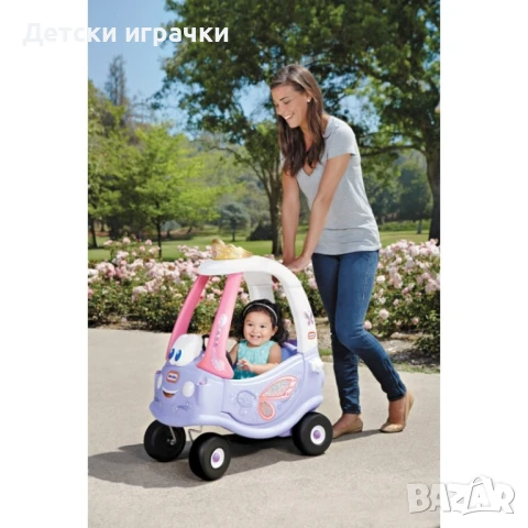 Кракомобил Фея Fairy Coupe, детска кола за бутане, Little Tikes , снимка 4 - Детски велосипеди, триколки и коли - 50991182