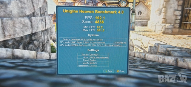 Продавам Перфектна Видео Карта MSI Armor GTX 1660TI OC , снимка 7 - Видеокарти - 52942920