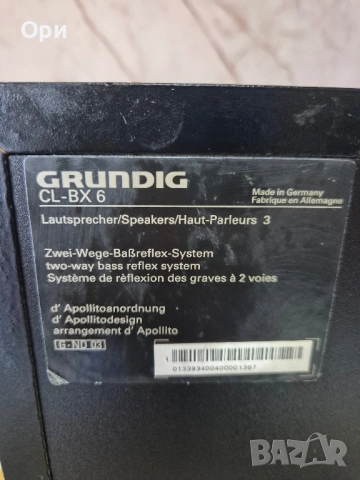 Тонколони Grundig CL-BX 6, снимка 13 - Тонколони - 52535635