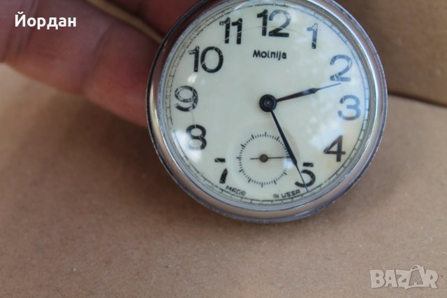 Руски часовник Мълния , снимка 5 - Джобни - 37126520