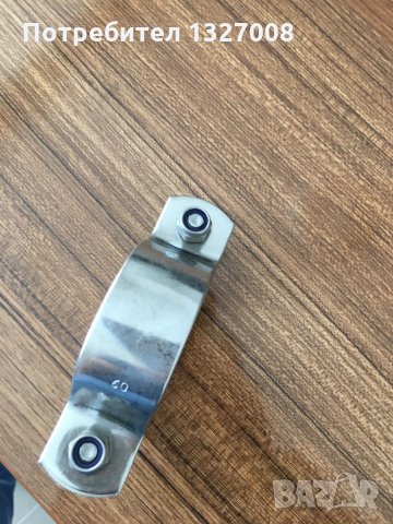 Скоба за тръба ф60 неръждаема А304, снимка 3 - ВИК - 29587453