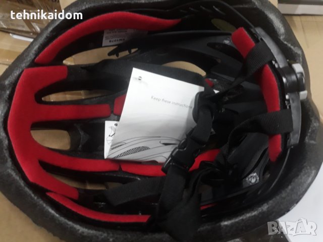 Каска за велосипед размер L 58-61 см черно със сиво РАЗПРОДАЖБА, снимка 3 - Спортна екипировка - 30445791