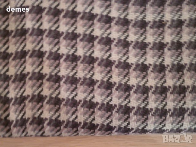  Кариран вълнен плат-1.60/1.50 м, снимка 2 - Платове и дамаски - 30955877