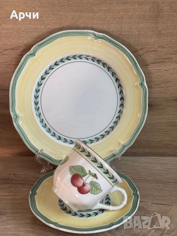Троен сет Villeroy & Boch, снимка 2 - Сервизи - 55752265