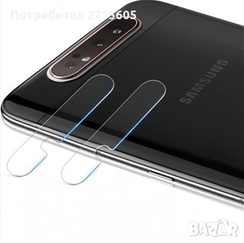  Samsung Galaxy A80 силиконов протектор за камерата , снимка 2 - Фолия, протектори - 29909044