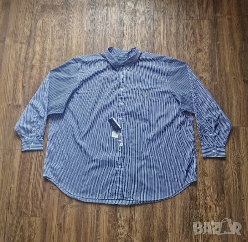 Страхотна мъжка риза голям размер POLO RALPH LAUREN, размер 4XL, нова 
