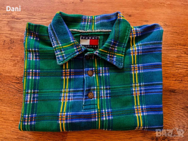 Tommy Hilfiger Vintage Polo 90s блуза с дълъг ръкав, снимка 7 - Блузи - 50633532