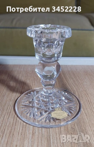 свещник стъкло за ценители 