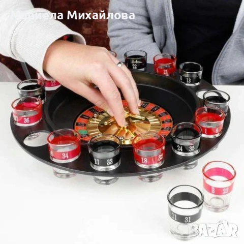 16 Glass Lucky Shot игра за пиене за 2-8 играча.