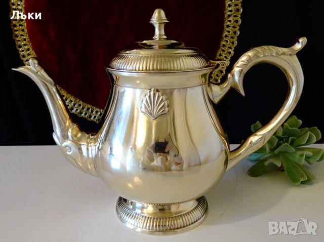 Бронзова кана,чайник,1 л.,940 гр.,уникален релеф, снимка 3 - Антикварни и старинни предмети - 39182939