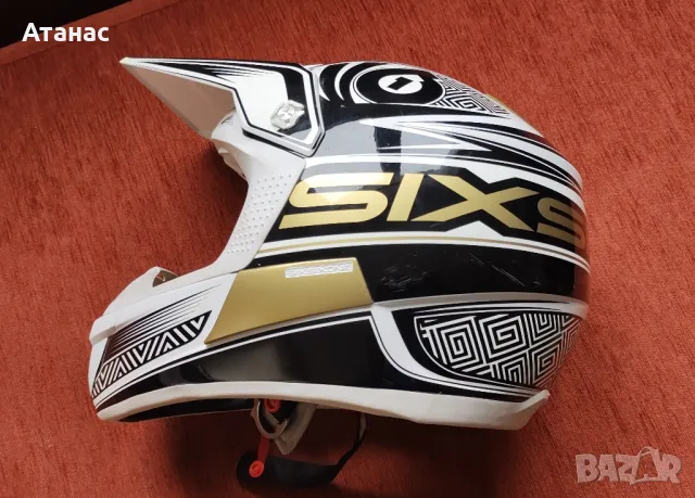 Ендуро/Мотокрос каска 661 карбон/кевлар размер М, снимка 4 - Спортна екипировка - 47724724