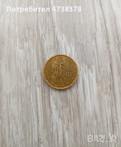 1 евро Франция 2001 г. , снимка 5 - Колекции - 54100117