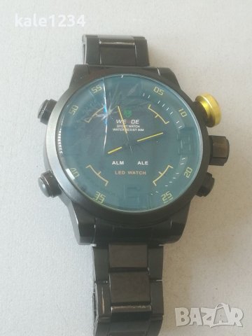 Мъжки часовник WEIDE. Масивен модел. Аналог - дигитал. Ana-digi. Sport watch. Japan move. , снимка 4 - Мъжки - 40598969