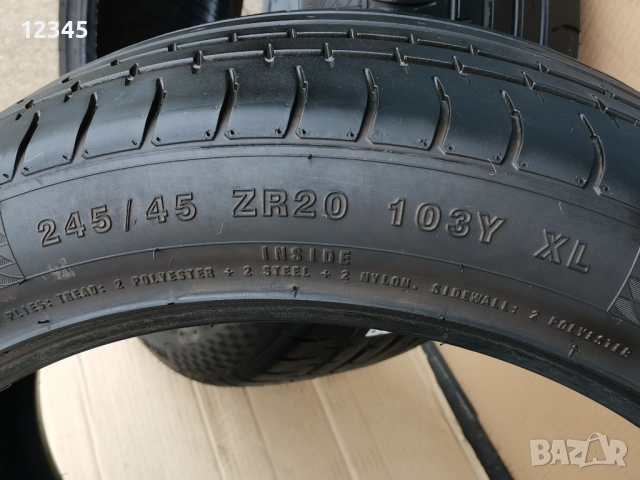 245/45ZR20 грайфер 7мм dot20-№201, снимка 11 - Гуми и джанти - 51451148