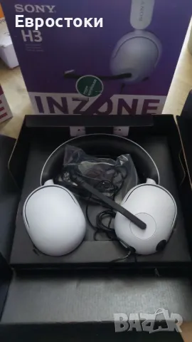 Гейминг слушалки Sony - Inzone H3, кабелни, бели, снимка 7 - Слушалки и портативни колонки - 47566071